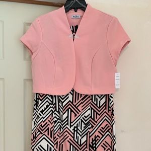 Midi two piece dress suit